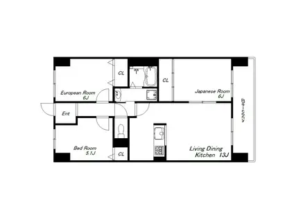 グレーシィ須磨アルテピアII番館(3LDK/12階)の間取り写真