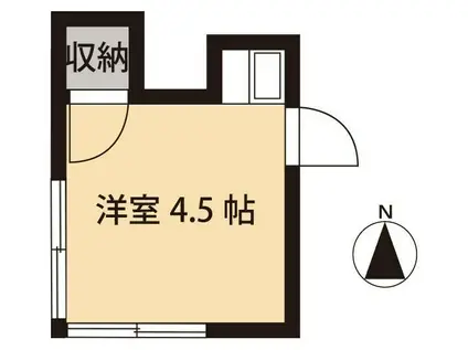 竹林コテージ第五迎賓ゲスト館(ワンルーム/1階)の間取り写真