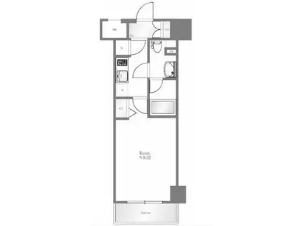 グランヴァン小竹向原(1K/2階)の間取り写真