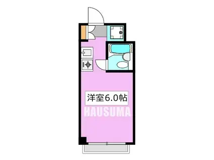 ノーブルイズミ(ワンルーム/2階)の間取り写真