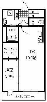 ニューステーションホテルレジデンス(1LDK/8階)の間取り写真
