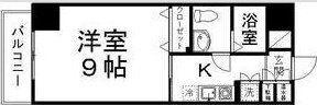 YS南鍛冶町(1K/6階)の間取り写真