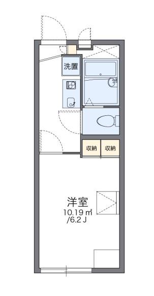 レオパレス高東(1K/1階)の間取り写真