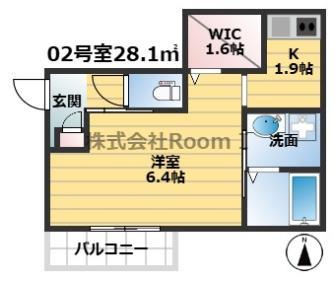 へーベルメゾン・プレミール・旭化成ヘーベルメゾンHEBEL HAUS(1K/1階)の間取り写真