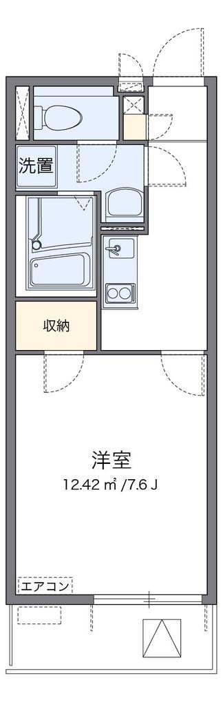 レオネクストメゾン MIII(1K/3階)の間取り写真