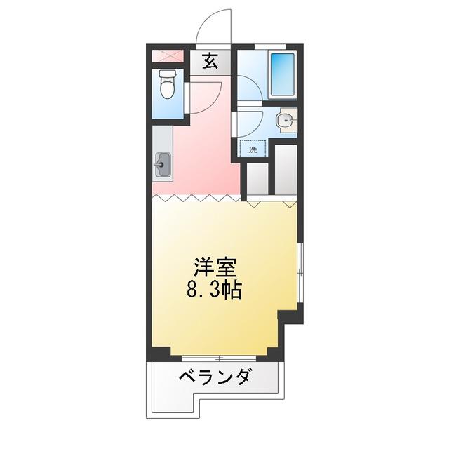 KOTOBUKI IIDA(1K/5階)の間取り写真