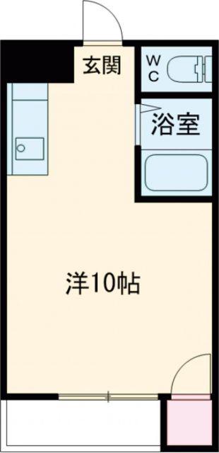 田中第2ビル(ワンルーム/4階)の間取り写真