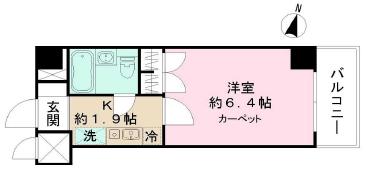 NICアーバンスピリッツ本所吾妻橋(1K/5階)の間取り写真