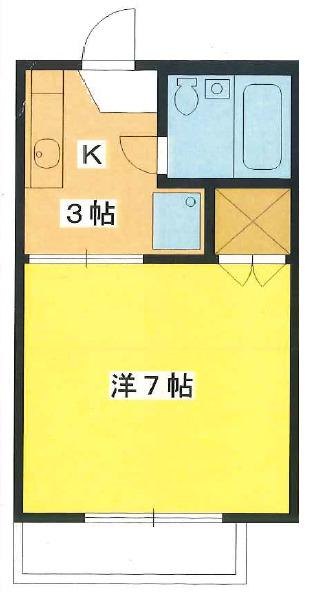 メゾン小泉(1K/1階)の間取り写真
