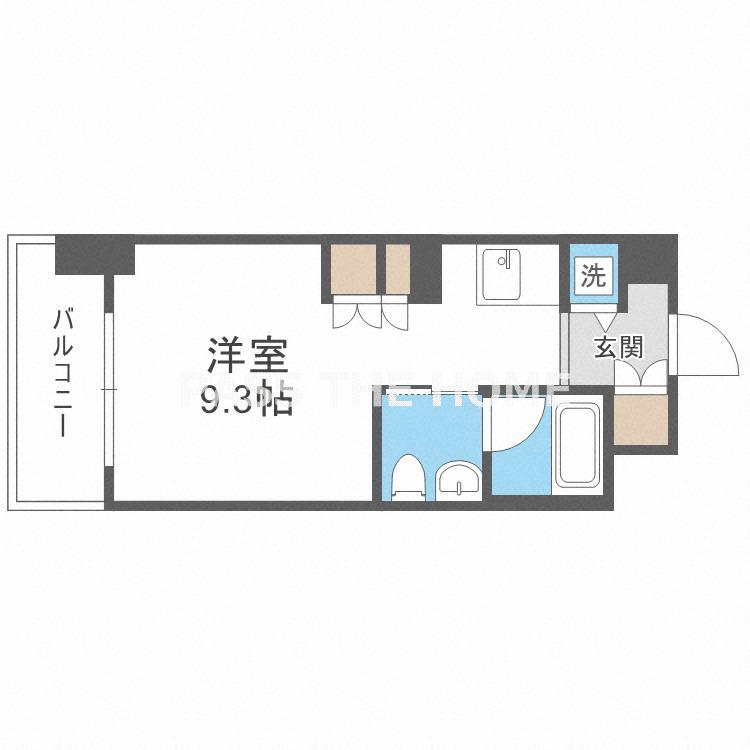 セイワパレス京橋コルティーレ(ワンルーム/6階)の間取り写真