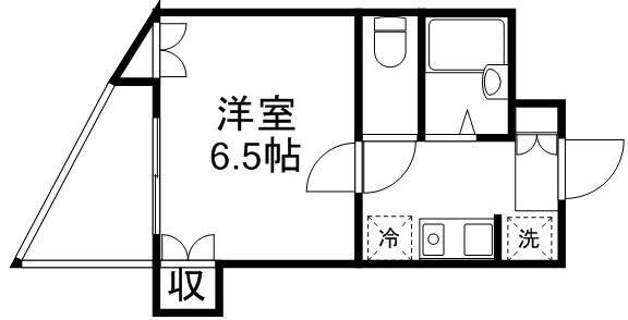 コンフォート吉祥寺(1K/2階)の間取り写真