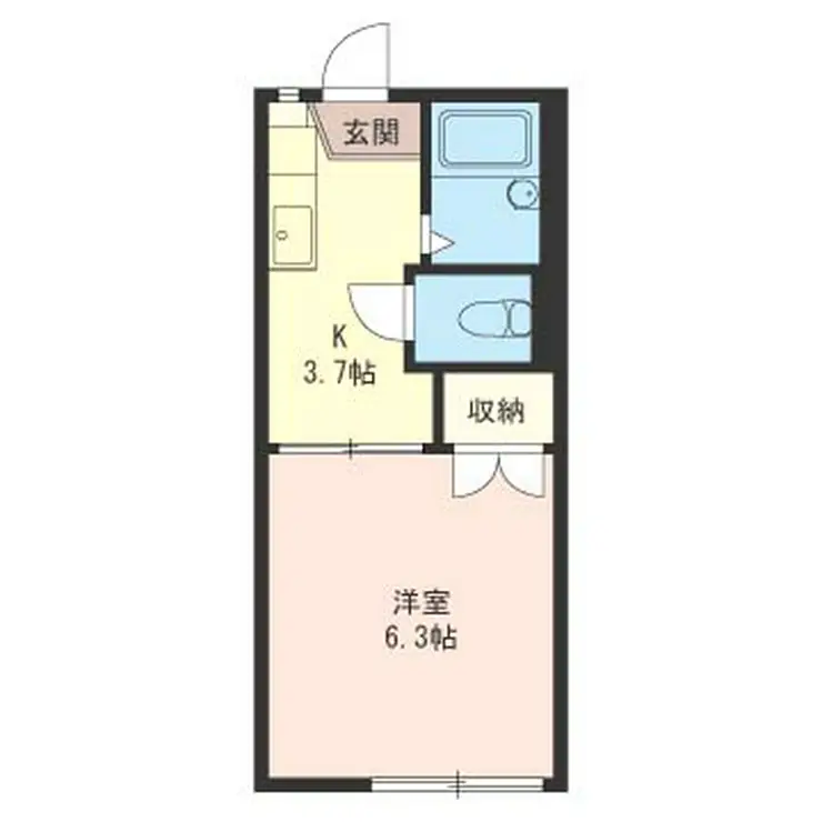 ラプラス林間 1階階 間取り