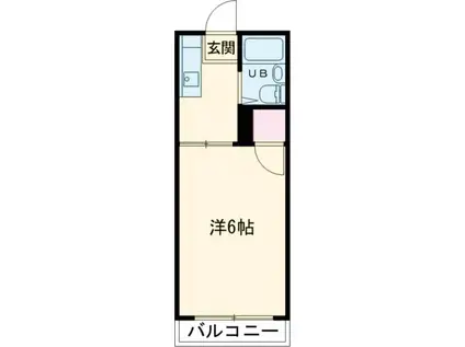 ハイツ 太田(1K/1階)の間取り写真
