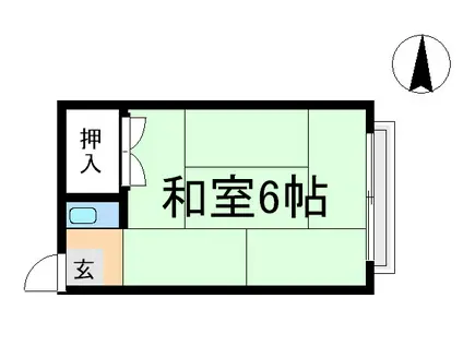 ＪＲ常磐線 三河島駅 徒歩8分 3階建 築65年(ワンルーム/3階)の間取り写真