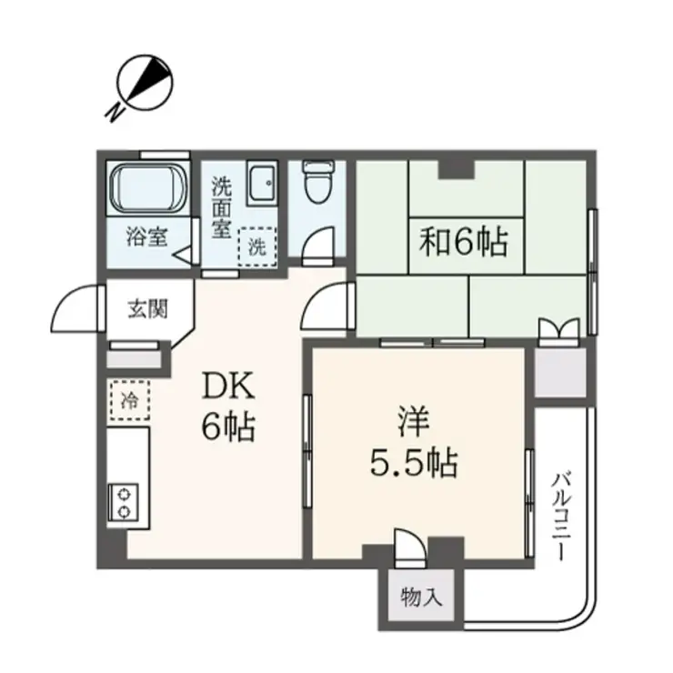 シャルマン横浜 2階階 間取り