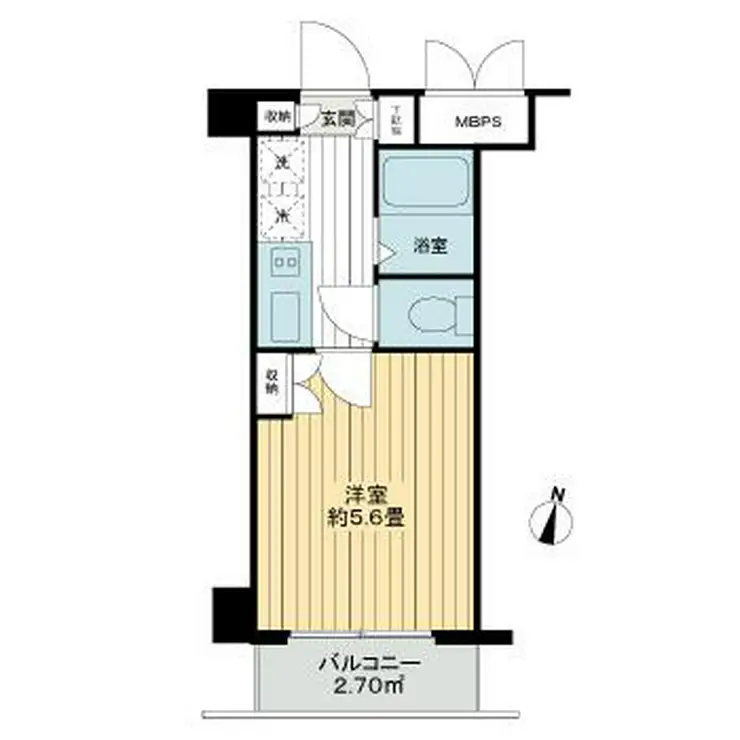 スタープラザ向ヶ丘遊園 7階階 間取り