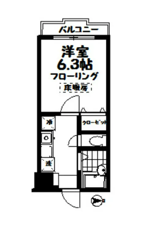 HGS府中イースト 2階階 間取り
