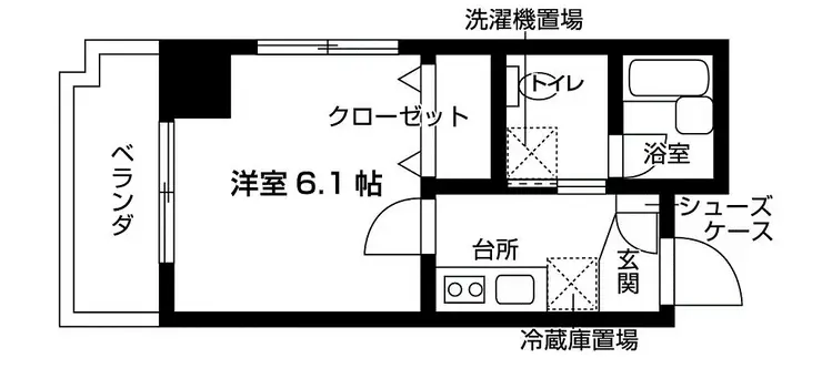 グリーンステイ 3階階 間取り