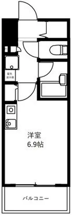 アンセラジオ新越谷 8階階 間取り