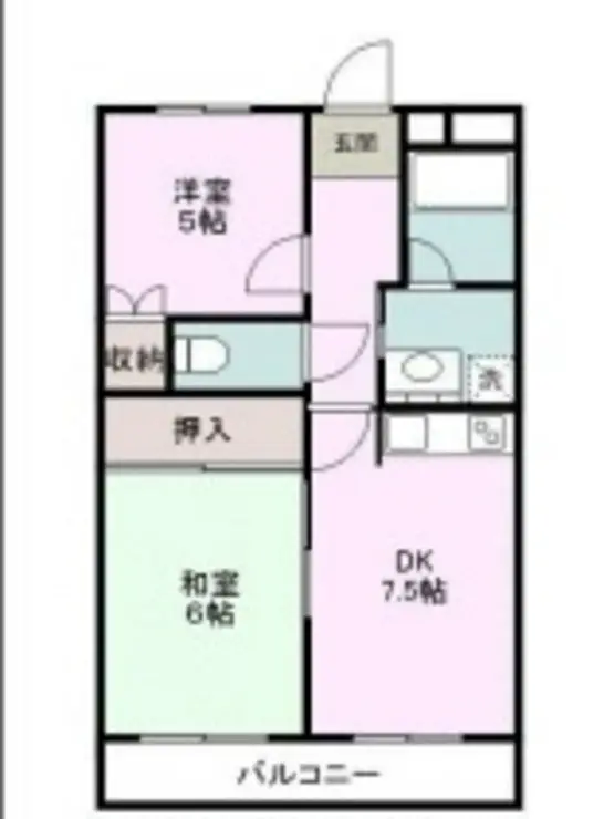 レインボー第二 3階階 間取り