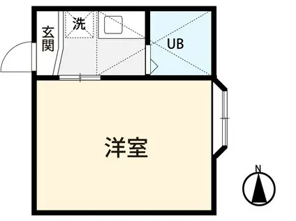 ライフピアシャルム(1K/1階)の間取り写真