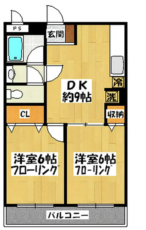 ボーヌング・ゴーゼム 2階階 間取り