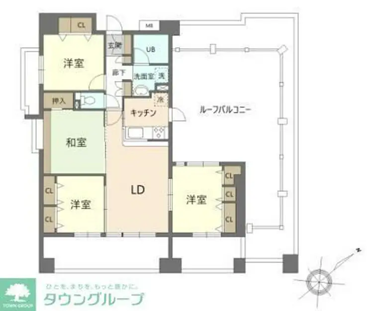 グランリーブル 5階階 間取り
