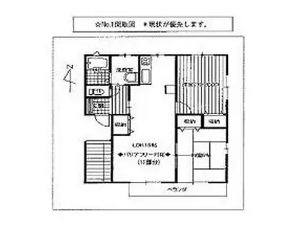 コーポヒロNO.1(2LDK/1階)の間取り写真