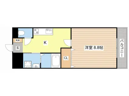 GRANDCYGNUS(1K/3階)の間取り写真