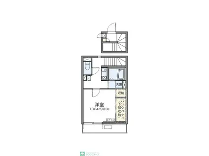 レオネクスト四番(1K/2階)の間取り写真