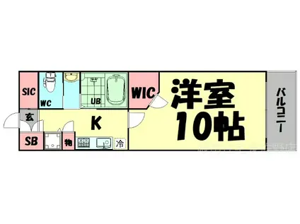 PHOENIX VILLA RINKU(1K/5階)の間取り写真