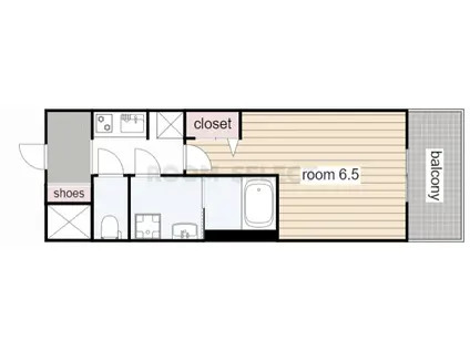 SーRESIDENCE今池駅前(1K/13階)の間取り写真