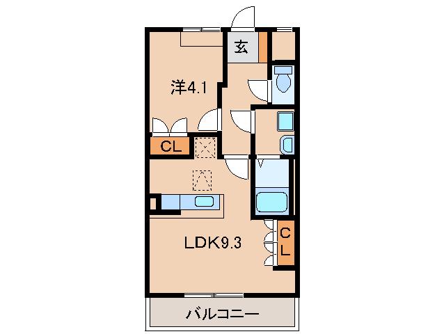 ＪＲ阪和線 紀伊駅 徒歩49分 2階建 築17年(1LDK/1階)の間取り写真