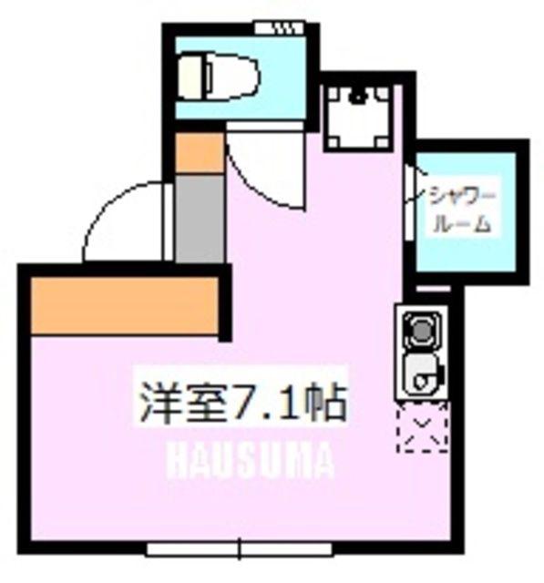 GLANZ本駒込(ワンルーム/2階)の間取り写真