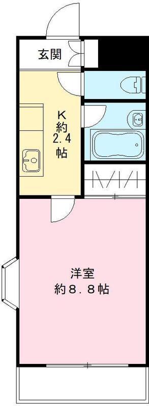 PRIMROSE(1K/3階)の間取り写真