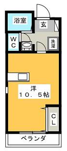 THE RESIDENCE(ワンルーム/2階)の間取り写真