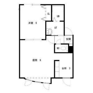ブルーストリームプレイス(1LDK/3階)の間取り写真
