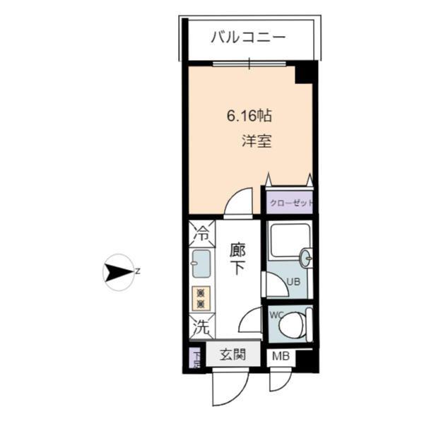 パルステージ西葛西(1K/3階)の間取り写真