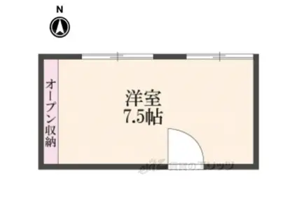 IORI LAB(ワンルーム/2階)の間取り写真