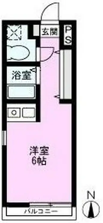 ケイハイツ南越谷 2階階 間取り