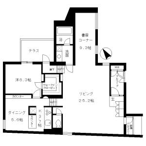 VISCONTI覚王山(1SLDK/4階)の間取り写真