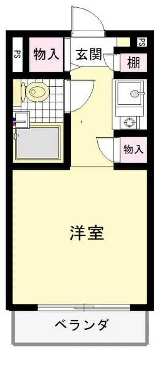 トップ南流山 5階階 間取り