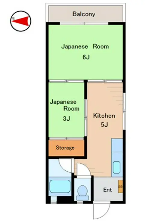 コーポニコニコ 3階階 間取り