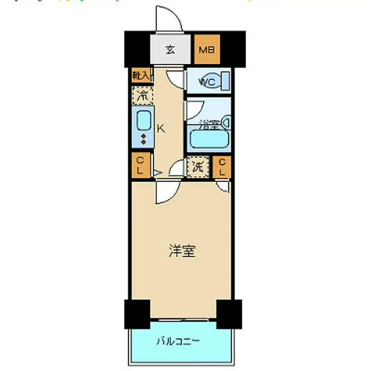 シンシア日本橋兜町 5階階 間取り