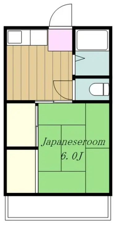 志村コーポ 1階階 間取り