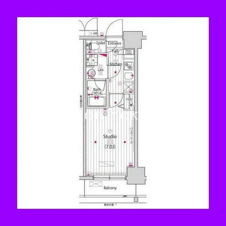 ガーラ横濱関内グランドステージ 3階階 間取り