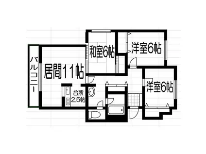 ブリーズV(3LDK/3階)の間取り写真