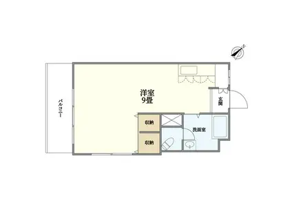 日吉第3コーポA棟(ワンルーム/3階)の間取り写真
