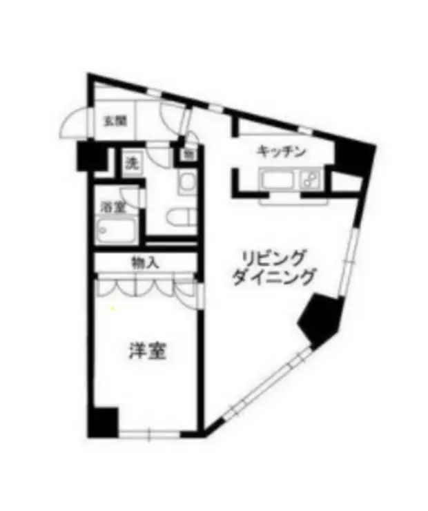 麻布十番ハイツ 5階階 間取り