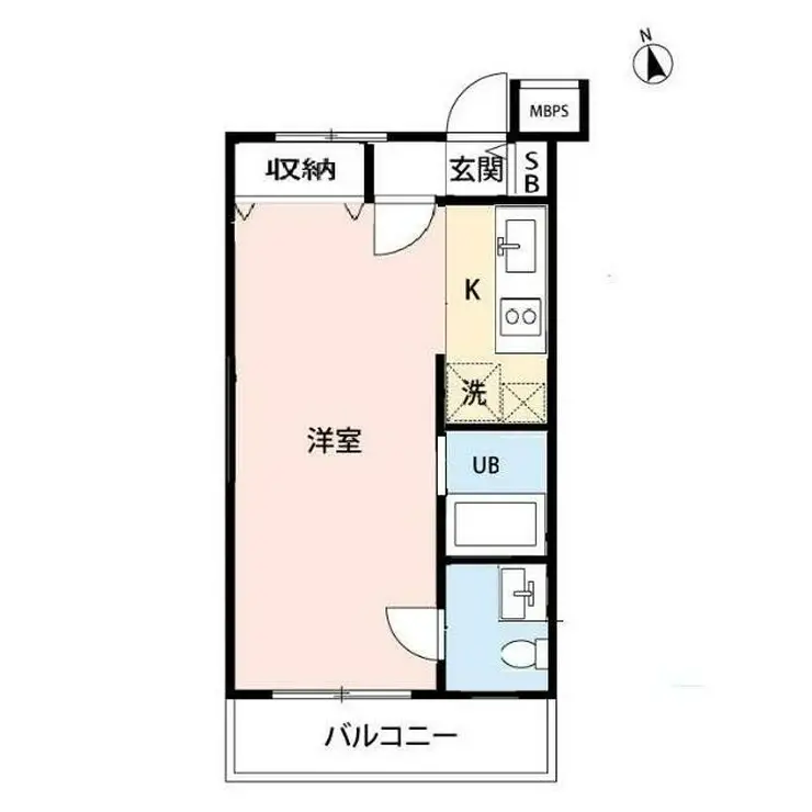 ワールドパレス大井仙台坂 2階階 間取り
